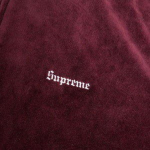 SUPREME シュプリーム 22AW Studded Velour Track Jacket Burgundy ベロアトラックジャケット バーガンディー Size 【M】 【中古品-良い】 20803112