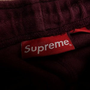 SUPREME シュプリーム 22AW Studded Velour Track Pant Burgundy ベロアトラックパンツ バーガンディー Size 【S】 【中古品-良い】 20803113