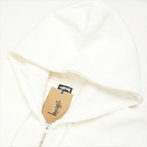 STUSSY ステューシー 24SS 8 BALL ZIP HOODIE PIGMENT DYED Natural ジップパーカー 白 Size 【L】 【新古品・未使用品】 20803144