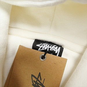 STUSSY ステューシー 24SS 8 BALL ZIP HOODIE PIGMENT DYED Natural ジップパーカー 白 Size 【L】 【新古品・未使用品】 20803144