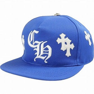 CHROME HEARTS クロム・ハーツ Cross Patch Baseball Cap Blue クロスパッチベースボールキャップ 青 Size 【フリー】 【新古品・未使用品】 20803251