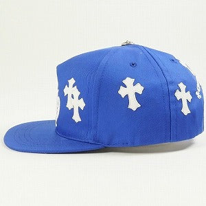 CHROME HEARTS クロム・ハーツ Cross Patch Baseball Cap Blue クロスパッチベースボールキャップ 青 Size 【フリー】 【新古品・未使用品】 20803251