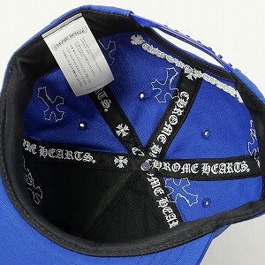 CHROME HEARTS クロム・ハーツ Cross Patch Baseball Cap Blue クロスパッチベースボールキャップ 青 Size 【フリー】 【新古品・未使用品】 20803251