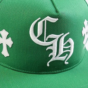 CHROME HEARTS クロム・ハーツ Cross Patch Baseball Cap Green クロスパッチ付きキャップ 緑 Size 【フリー】 【新古品・未使用品】 20803252