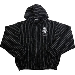 STUSSY ステューシー ×NIKE 23SS Striped Wool Jacket ジャケット 黒 Size 【M】 【新古品・未使用品】 20803253