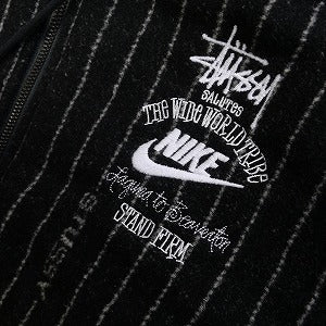 STUSSY ステューシー ×NIKE 23SS Striped Wool Jacket ジャケット 黒 Size 【M】 【新古品・未使用品】 20803253