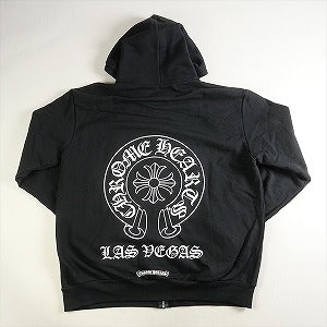 CHROME HEARTS クロム・ハーツ LAS VEGAS HORSESHOE FULL ZIP HOODIE BLACK ラスベガス限定パーカー 黒 Size 【L】 【新古品・未使用品】 20803255