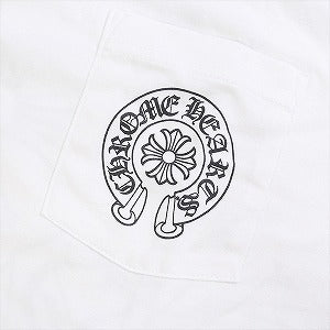 CHROME HEARTS クロム・ハーツ Horse Shoe Pocket Tee White Tシャツ 白 Size 【M】 【新古品・未使用品】 20803256