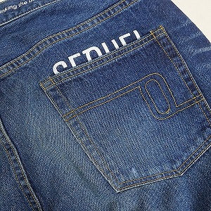 SEQUEL シークエル ×Fragment DAMAGE DENIM PANTS INDIGO デニムパンツ インディゴ Size 【XL】 【中古品-ほぼ新品】 20803300