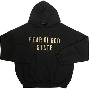 Fear of God フィアーオブゴッド ESSENTIALS Fleece Hoodie BLACK STATEロゴパーカー 黒 Size 【XXS】 【新古品・未使用品】 20803310