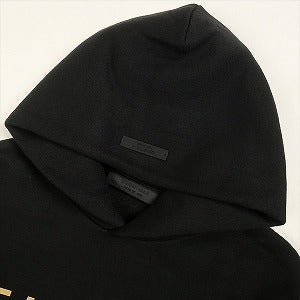 Fear of God フィアーオブゴッド ESSENTIALS Fleece Hoodie BLACK STATEロゴパーカー 黒 Size 【XS】 【新古品・未使用品】 20803311