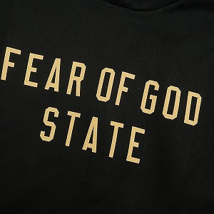 Fear of God フィアーオブゴッド ESSENTIALS Fleece Hoodie BLACK STATEロゴパーカー 黒 Size 【XS】 【新古品・未使用品】 20803311