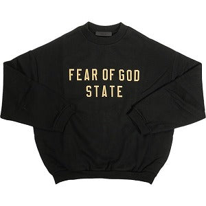 Fear of God フィアーオブゴッド ESSENTIALS Fleece Crewneck BLACK STATEロゴクルーネックスウェット 黒 Size 【S】 【新古品・未使用品】 20803319