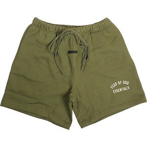 Fear of God フィアーオブゴッド ESSENTIALS Fleece Soccer Short MILITARY スウェットショーツ オリーブ Size 【S】 【新古品・未使用品】 20803351