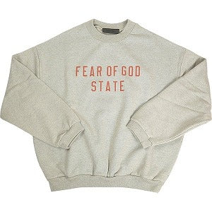 Fear of God フィアーオブゴッド ESSENTIALS Fleece Crewneck DARK HEATHER STATEロゴクルーネックスウェット 灰 Size 【XS】 【新古品・未使用品】 20803379