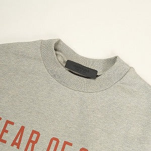 Fear of God フィアーオブゴッド ESSENTIALS Fleece Crewneck DARK HEATHER STATEロゴクルーネックスウェット 灰 Size 【XS】 【新古品・未使用品】 20803379