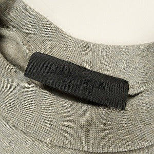 Fear of God フィアーオブゴッド ESSENTIALS Fleece Crewneck DARK HEATHER STATEロゴクルーネックスウェット 灰 Size 【XS】 【新古品・未使用品】 20803379