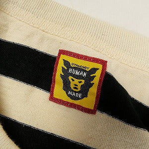 HUMAN MADE ヒューマンメイド 24AW STRIPED L/S T-SHIRT HM28CS039 BEIGE ロンT ベージュ Size 【M】 【新古品・未使用品】 20803412