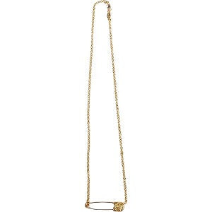 CHROME HEARTS クロム・ハーツ SAFETY PIN CH PLUS NECKLACE GOLD 16I ネックレス 金 Size 【フリー】 【新古品・未使用品】 20803419