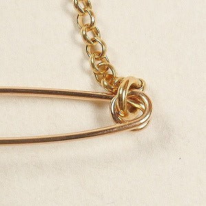 CHROME HEARTS クロム・ハーツ SAFETY PIN CH PLUS NECKLACE GOLD 16I ネックレス 金 Size 【フリー】 【新古品・未使用品】 20803419