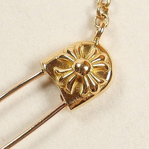 CHROME HEARTS クロム・ハーツ SAFETY PIN CH PLUS NECKLACE GOLD 16I ネックレス 金 Size 【フリー】 【新古品・未使用品】 20803419