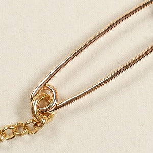 CHROME HEARTS クロム・ハーツ SAFETY PIN CH PLUS NECKLACE GOLD 16I ネックレス 金 Size 【フリー】 【新古品・未使用品】 20803419