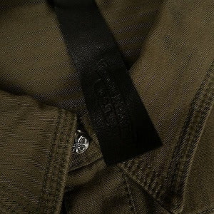 CHROME HEARTS クロム・ハーツ BS FLUER LEATHER PATCH ARMY SHIRTS GREEN 長袖シャツ カーキ Size 【XL】 【新古品・未使用品】 20803422