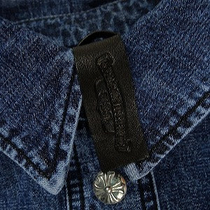 CHROME HEARTS クロム・ハーツ CLEMENTINE DENIM SHIRT レディース版デニム長袖シャツ インディゴ Size 【レディースS】 【新古品・未使用品】 20803431