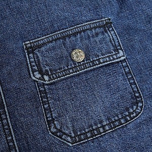 CHROME HEARTS クロム・ハーツ CLEMENTINE DENIM SHIRT レディース版デニム長袖シャツ インディゴ Size 【レディースS】 【新古品・未使用品】 20803431