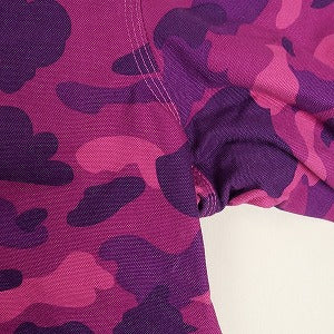 A BATHING APE ア ベイシング エイプ ×CARHARTT 1ST CAMO DETROIT JACKET PURPLE CAMO ジャケット 紫 Size 【L】 【中古品-良い】 20803443