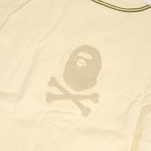 A BATHING APE ア ベイシング エイプ ベースボールシャツ ナチュラル Size 【L】 【中古品-良い】 20803451