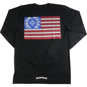 CHROME HEARTS クロム・ハーツ AMERICAN FLAG DAGGER LS T-SHIRT BLACK ロンT 黒 Size 【L】 【新古品・未使用品】 20803470