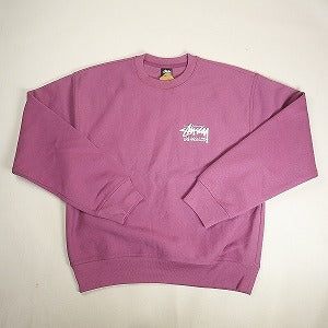 STUSSY ステューシー STOCK LOS ANGELES CREW BERRY LA限定クルーネックスウェット 紫 Size 【L】 【新古品・未使用品】 20803476