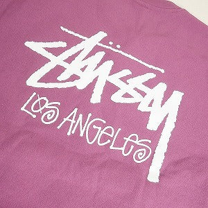 STUSSY ステューシー STOCK LOS ANGELES CREW BERRY LA限定クルーネックスウェット 紫 Size 【L】 【新古品・未使用品】 20803476