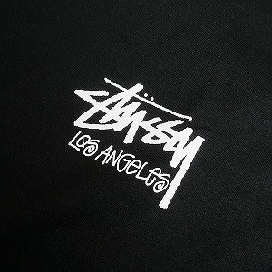 STUSSY ステューシー STOCK LOS ANGELES TEE BLACK LA限定Tシャツ 黒 Size 【S】 【新古品・未使用品】 20803482