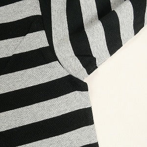 HUMAN MADE ヒューマンメイド 24AW STRIPED L/S T-SHIRT HM28CS039 GRAY ロンT 灰 Size 【M】 【新古品・未使用品】 20803559