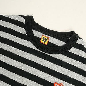 HUMAN MADE ヒューマンメイド 24AW STRIPED L/S T-SHIRT HM28CS039 GRAY ロンT 灰 Size 【M】 【新古品・未使用品】 20803559