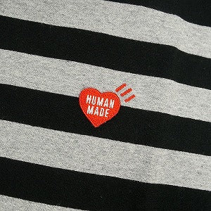 HUMAN MADE ヒューマンメイド 24AW STRIPED L/S T-SHIRT HM28CS039 GRAY ロンT 灰 Size 【M】 【新古品・未使用品】 20803559