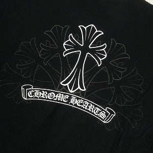 CHROME HEARTS クロム・ハーツ CEMETARY CROSS SLEEVE LOGO LS T-SHIRT  BLACK ロンT 黒 Size 【L】 【中古品-良い】 20803596