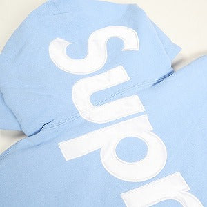 SUPREME シュプリーム 24AW Satin Applique Hooded Sweatshirt Light Blue スウェットパーカー 水色 Size 【M】 【新古品・未使用品】 20803634