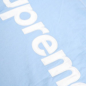 SUPREME シュプリーム 24AW Satin Applique Hooded Sweatshirt Light Blue スウェットパーカー 水色 Size 【M】 【新古品・未使用品】 20803634