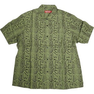 SUPREME シュプリーム 24SS Snake S/S Shirts Olive 半袖シャツ オリーブ Size 【L】 【新古品・未使用品】 20803676