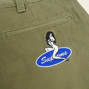 SUPREME シュプリーム Pin Up Chino Pant Olive チノパンツ オリーブ Size 【W34】 【中古品-非常に良い】 20803683