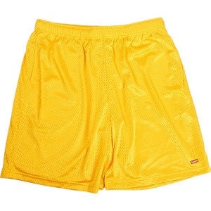 SUPREME シュプリーム 23SS Small Box Baggy Mesh Short Gold ショーツ 黄 Size 【L】 【中古品-非常に良い】 20803692