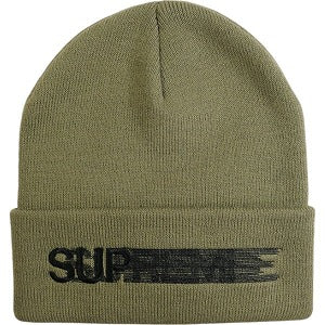 SUPREME シュプリーム 23SS Motion Logo Beanie Taupe ビーニー オリーブ Size 【フリー】 【新古品・未使用品】 20803694