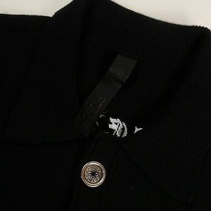 CHROME HEARTS クロム・ハーツ CSHMR SUPERTOUCH KNIT JACKET BLACK ニットジャケット 黒 Size 【XL】 【中古品-非常に良い】 20803700