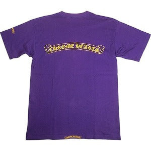 CHROME HEARTS クロム・ハーツ SCROLL LABEL Print T-SHIRT PURPLE Tシャツ オールド 紫 Size 【L】 【中古品-良い】 20803837