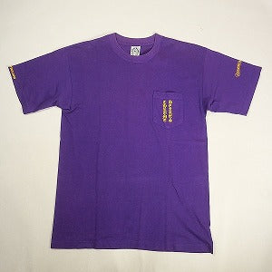 CHROME HEARTS クロム・ハーツ SCROLL LABEL Print T-SHIRT PURPLE Tシャツ オールド 紫 Size 【L】 【中古品-良い】 20803837