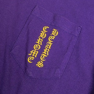 CHROME HEARTS クロム・ハーツ SCROLL LABEL Print T-SHIRT PURPLE Tシャツ オールド 紫 Size 【L】 【中古品-良い】 20803837