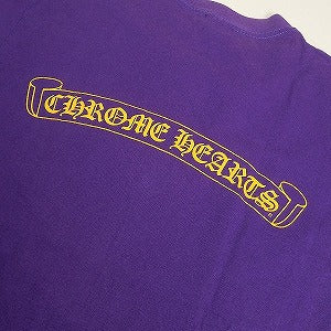 CHROME HEARTS クロム・ハーツ SCROLL LABEL Print T-SHIRT PURPLE Tシャツ オールド 紫 Size 【L】 【中古品-良い】 20803837